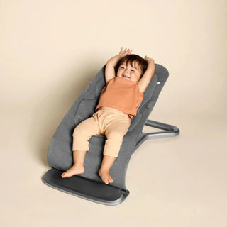 Ergobaby Evolve 3-in-1 Bouncer Seat Multi Position Baby Fits Newborns Toddler Charcoal Grey