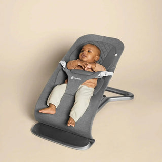 Ergobaby Evolve 3-in-1 Bouncer Seat Multi Position Baby Fits Newborns Toddler Charcoal Grey