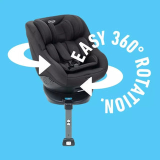 Graco Turn2Me Child Car Seat Group 0+/1 R44 with Isofix and 360° Rotating Black