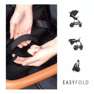 Hauck Uptown Pushchair Stroller Extra Large Seat for All Terrains with Raincover