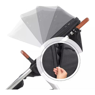 Hauck Uptown Pushchair Stroller Extra Large Seat for All Terrains with Raincover