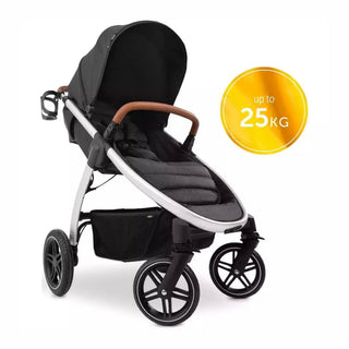 Hauck Uptown Pushchair Stroller Extra Large Seat for All Terrains with Raincover
