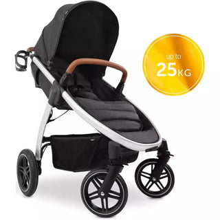 Hauck Uptown Pushchair Stroller Extra Large Seat for All Terrains with Raincover