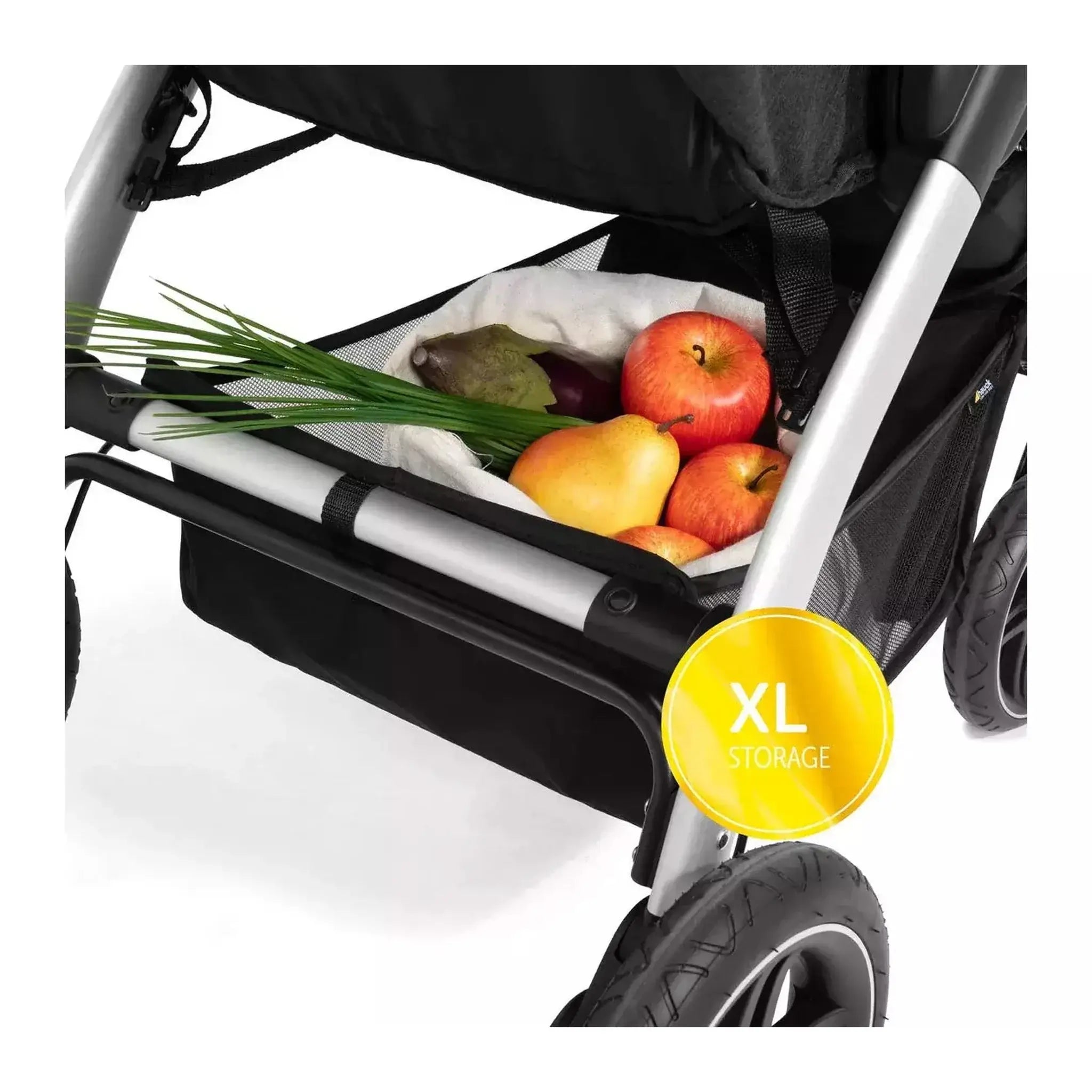 Hauck Uptown Pushchair Stroller Melange Black Hauck Uptown Pushchair Stroller Melange Black
