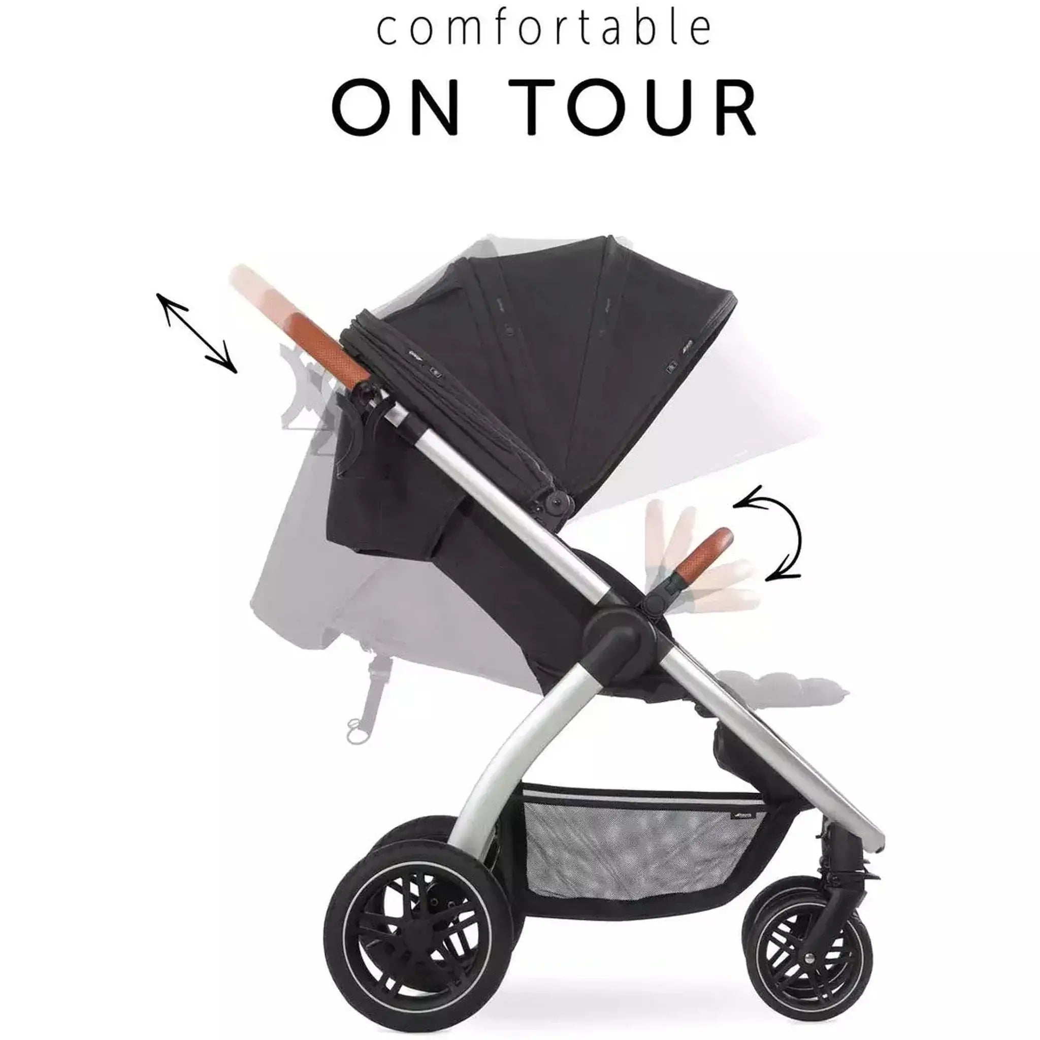 hauck buggy Hauck Black Uptown Pushchair