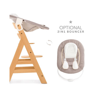 Hauck Alpha+ Wooden Highchair - Natural