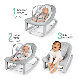 Ingenuity Keep Cozy 3-in-1 Grow with Me Bounce & Rock Seat