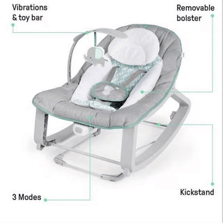 Ingenuity Keep Cozy 3-in-1 Grow with Me Bounce & Rock Seat