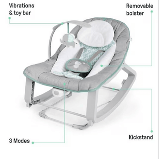 Ingenuity Keep Cozy 3-in-1 Grow with Me Bounce & Rock Seat