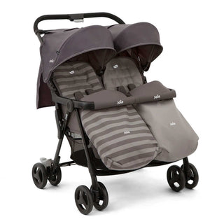 Joie Aire Twin Baby Stroller Dark Pewter