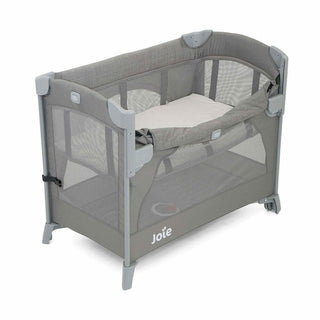 Joie Kubbie Sleep Compact Travel Cot - Foggy Grey