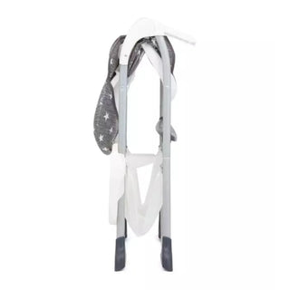 Joie Mimzy Snacker Foldable Highchair Twinkle Linen with 3 Seat Recline Angles