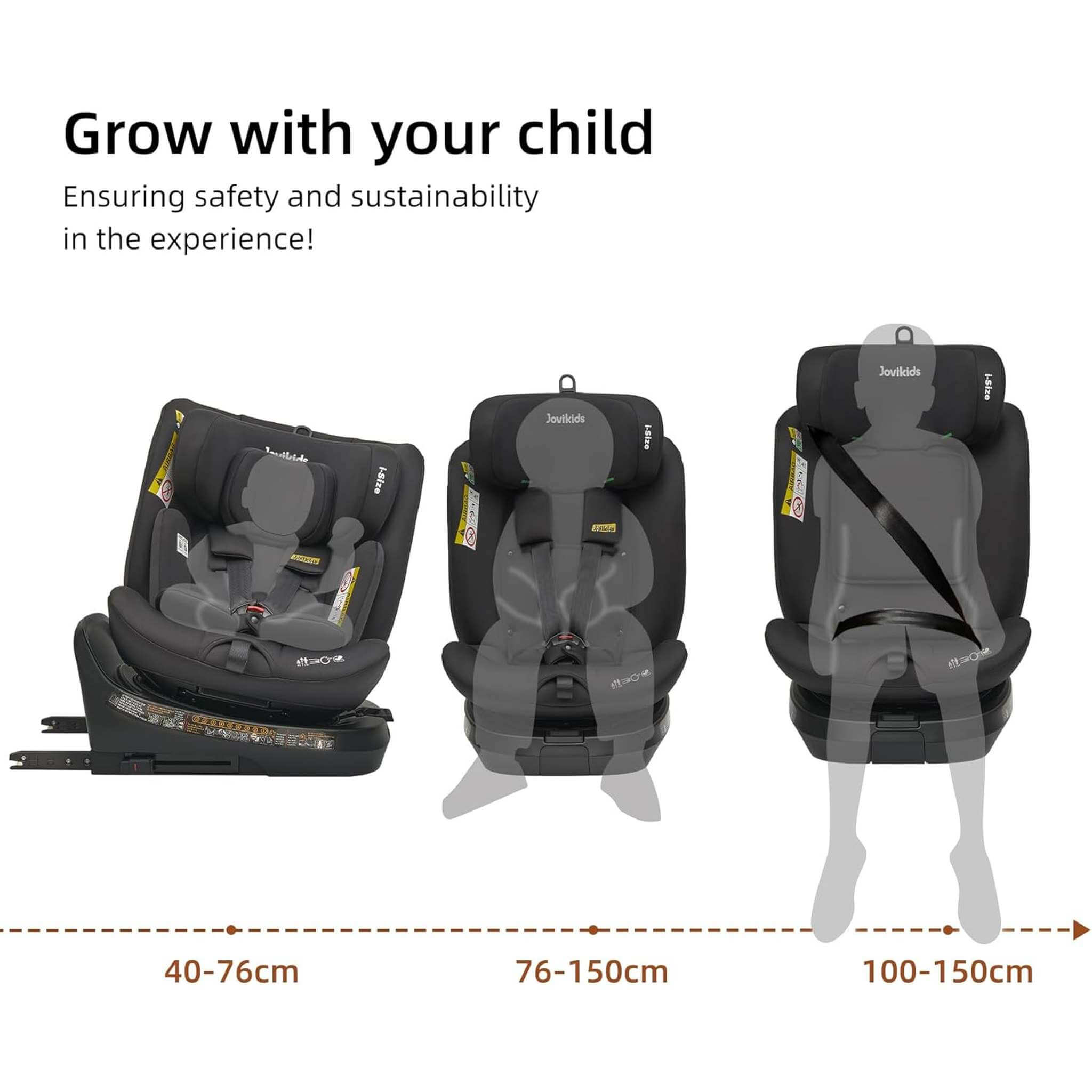 Jovikids 0123 Car Seat Isofix Jovikids Ranger TT 360 Swivel I-Size