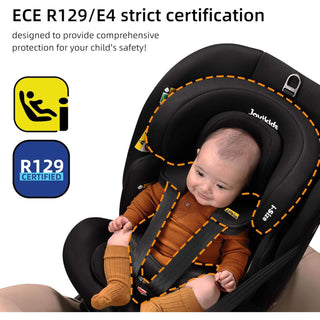 Jovikids Ranger TT 360° Swivel i-Size Car Seat 40-150cm Black