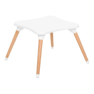KikkaBoo Multi 3 in 1 Wooden Baby Highchair Table Set 4-Position Tray Dark Beige