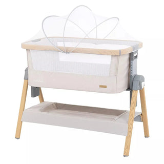 KikkaBoo Nanna Bedside Crib Travel Cot Bed Baby Play Pen Child Bassinet Playpen