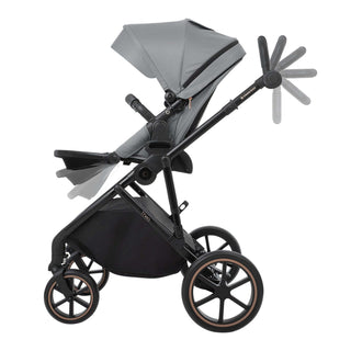 KikkaBoo Thea Stroller 2in1 with Carrycot Grey 2024