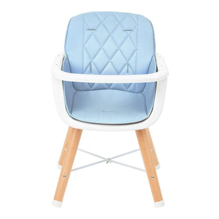 KikkaBoo Woody 2 in 1 Highchair Can Later Be Converted To A Chair - Blue