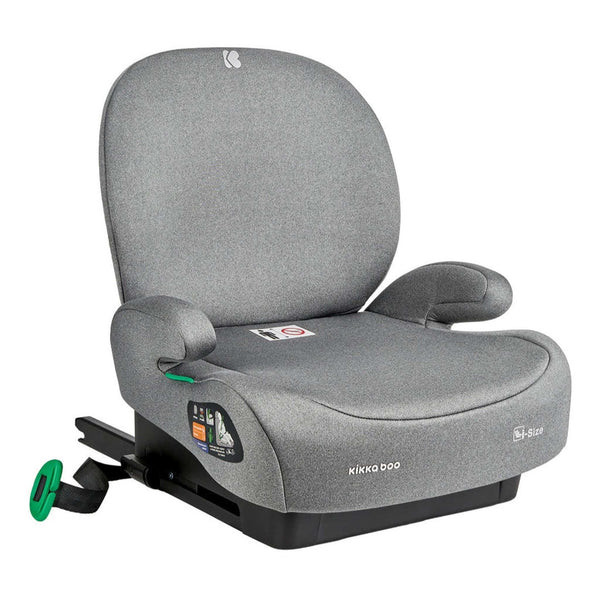 KikkaBoo i-Boost i-Size Car seat ISOFIX 125-150 cm Light Grey