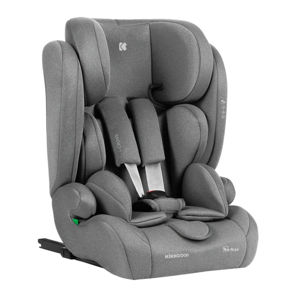 KikkaBoo i-Cross i-Size Car seat ISOFIX 76-150 cm Light Grey