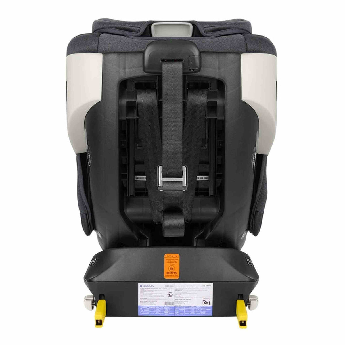 KikkaBoo i-Cruise Car Seat 40-150 cm i-Size ISOFIX Dark Grey – rear view
