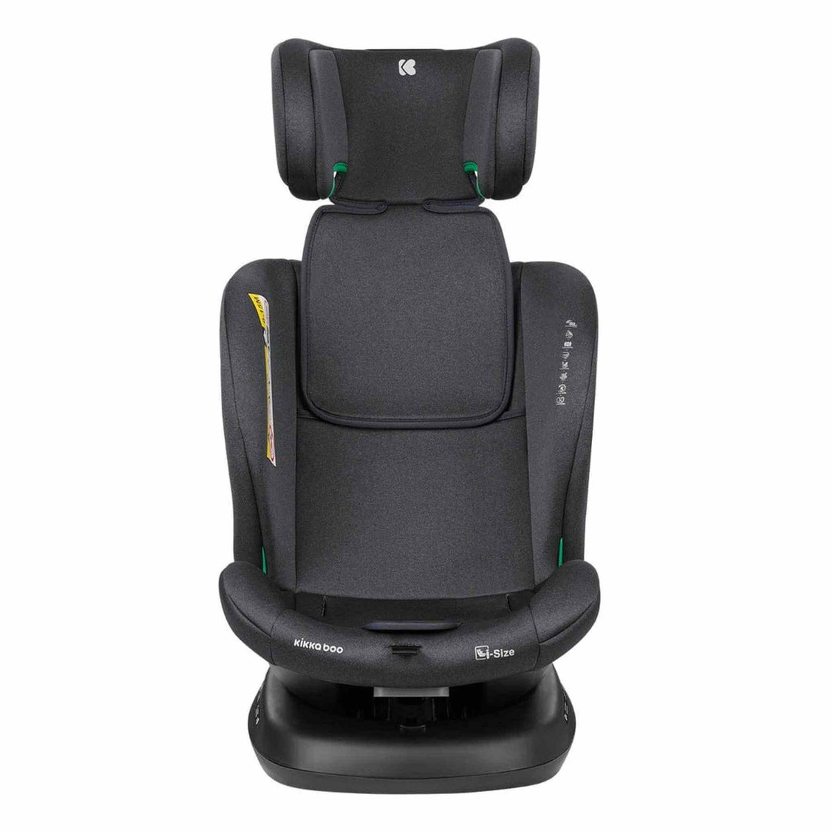 KikkaBoo i-Cruise Car Seat 40-150 cm i-Size ISOFIX Dark Grey – booster mode