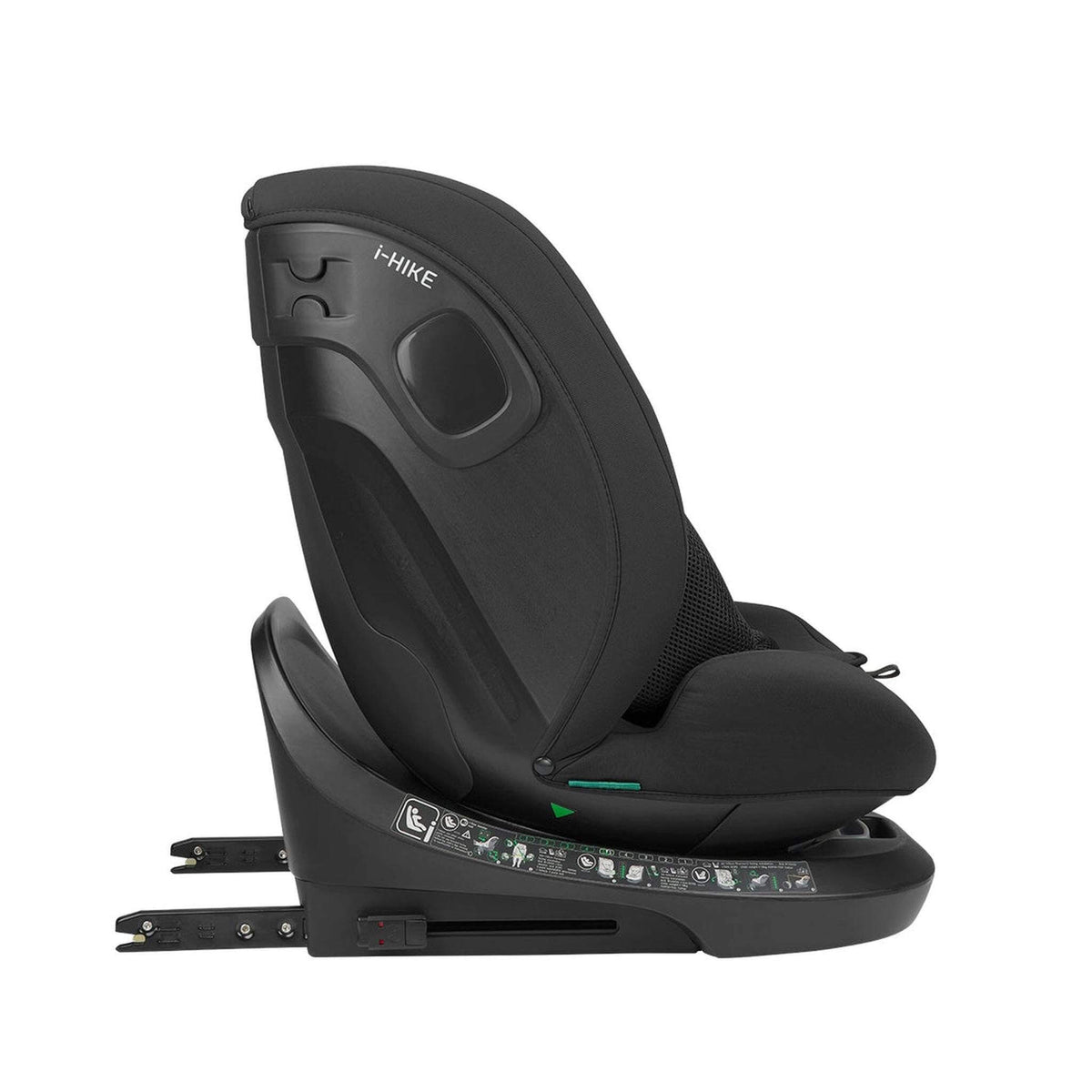 KikkaBoo i-Hike i-Size Car seat ISOFIX 40-150 cm Black 2025 – recline position 2
