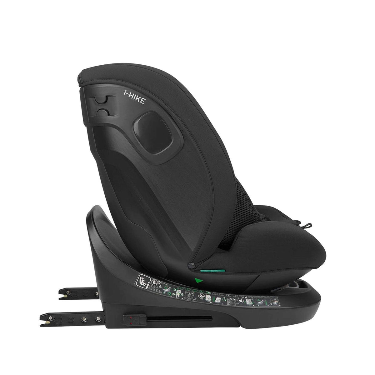 KikkaBoo i-Hike i-Size Car seat ISOFIX 40-150 cm Black 2025 – recline position 3