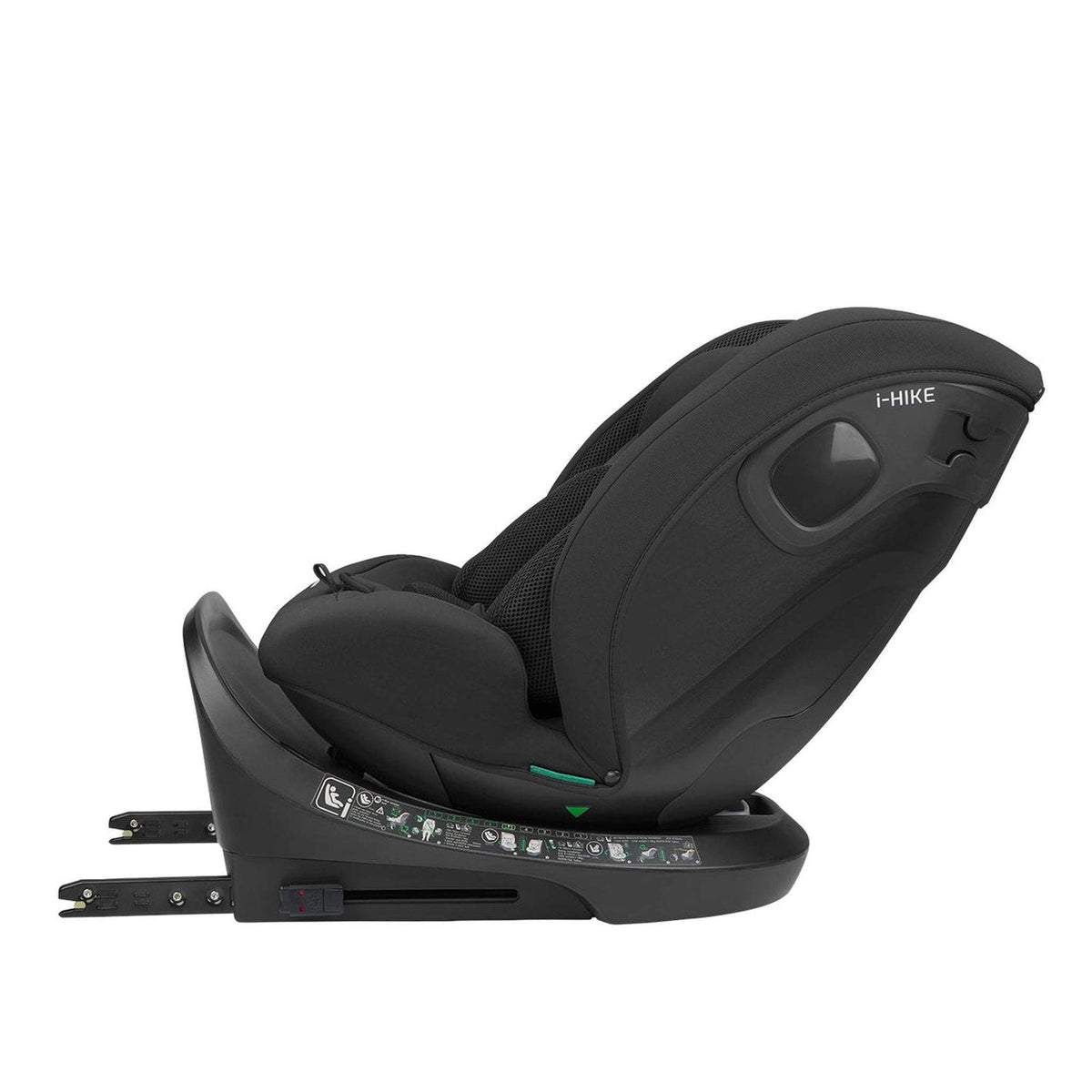 KikkaBoo i-Hike i-Size Car seat ISOFIX 40-150 cm Black 2025 – rear-facing, fully reclined