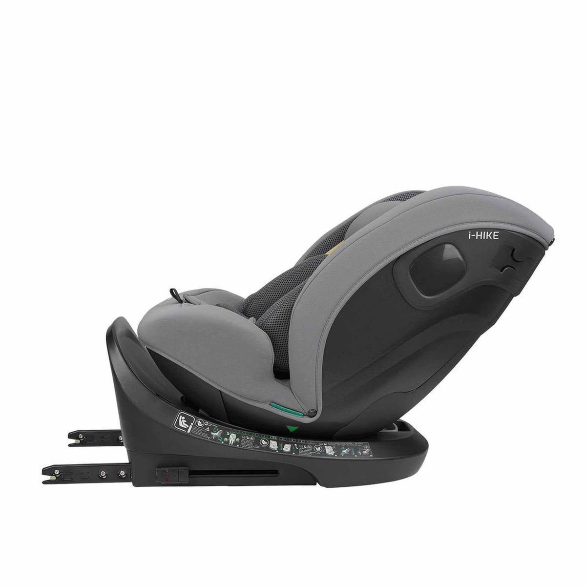 KikkaBoo i-Hike i-Size ISOFIX Car Seat 40–150cm – Light Grey