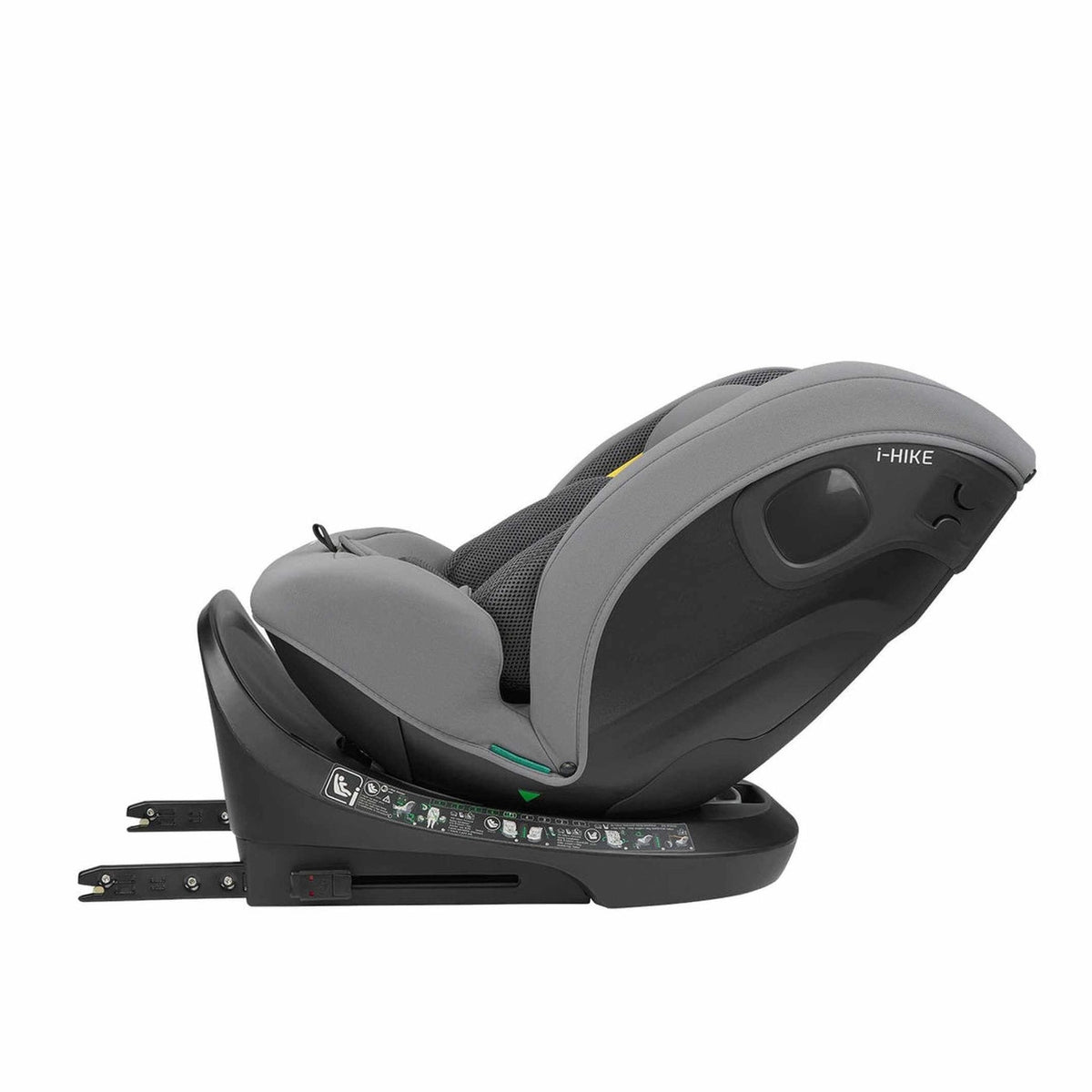 KikkaBoo i-Hike i-Size ISOFIX Car Seat 40–150cm – Light Grey