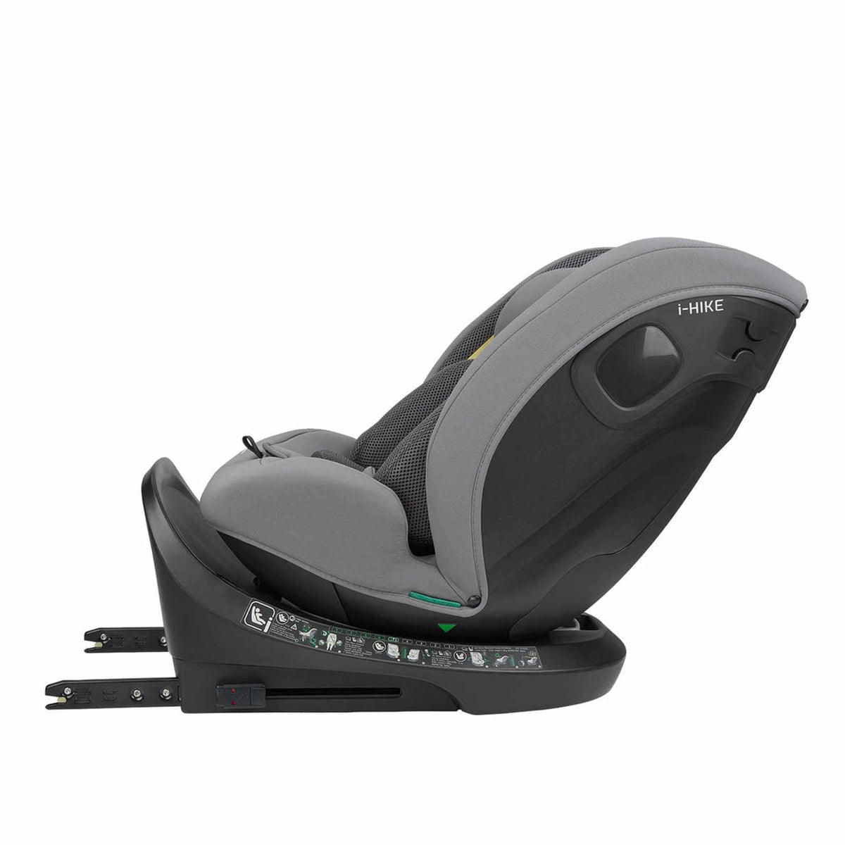 KikkaBoo i-Hike i-Size Car seat ISOFIX 40-150 cm Light Grey 2025 – rear-facing, fully reclined