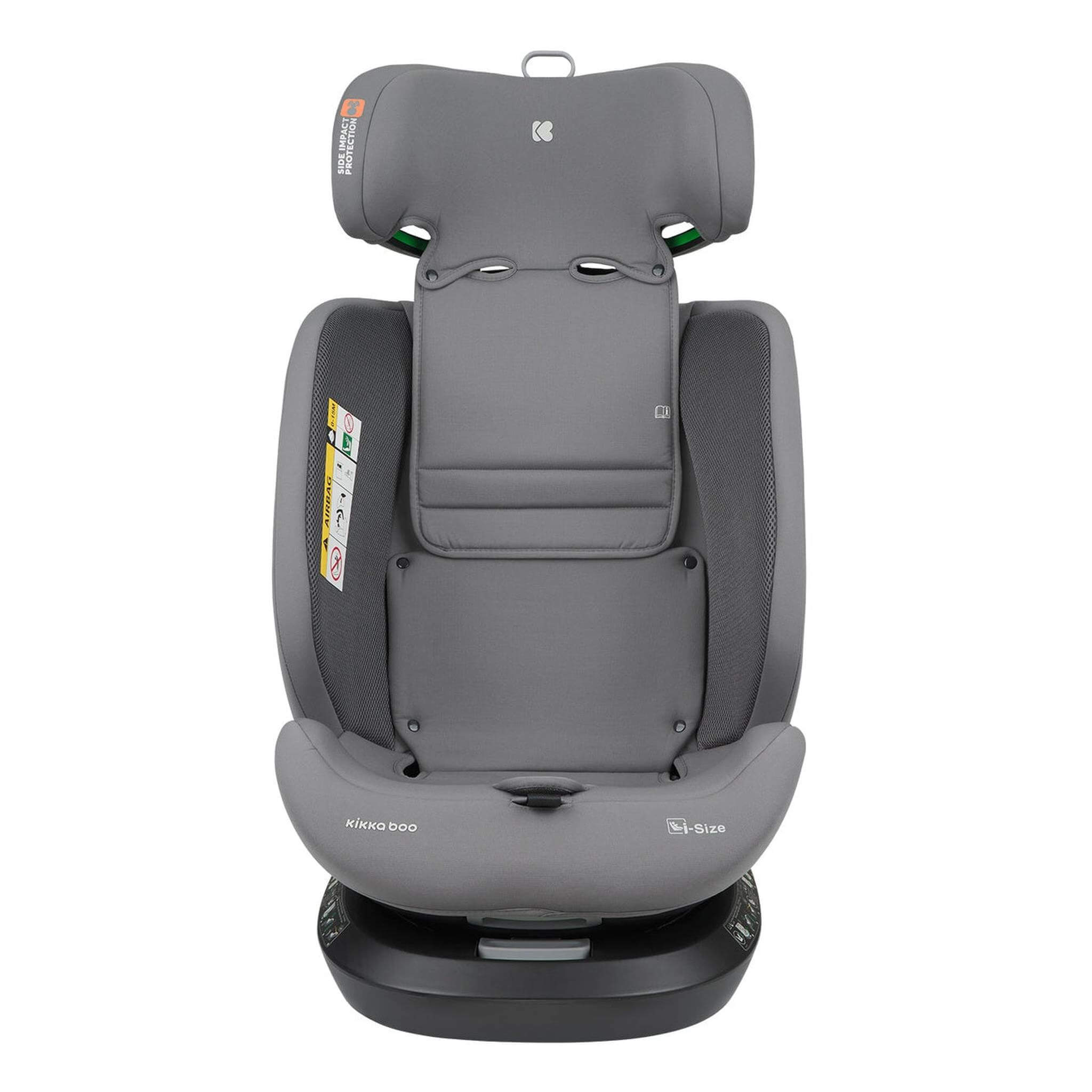 KikkaBoo i-Hike i-Size Car seat ISOFIX Light Grey 2025 – The Tiny