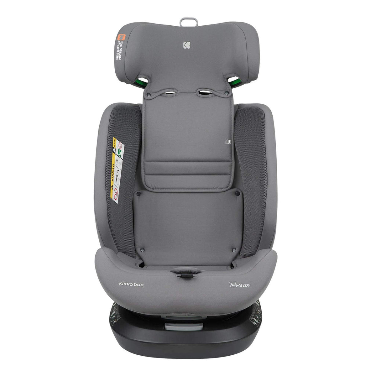KikkaBoo i-Hike i-Size Car seat ISOFIX 40-150 cm Light Grey 2025 – booster mode