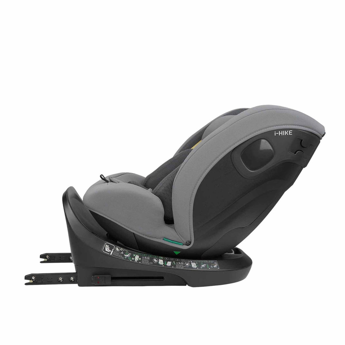 KikkaBoo i-Hike i-Size ISOFIX Car Seat 40–150cm – Light Grey
