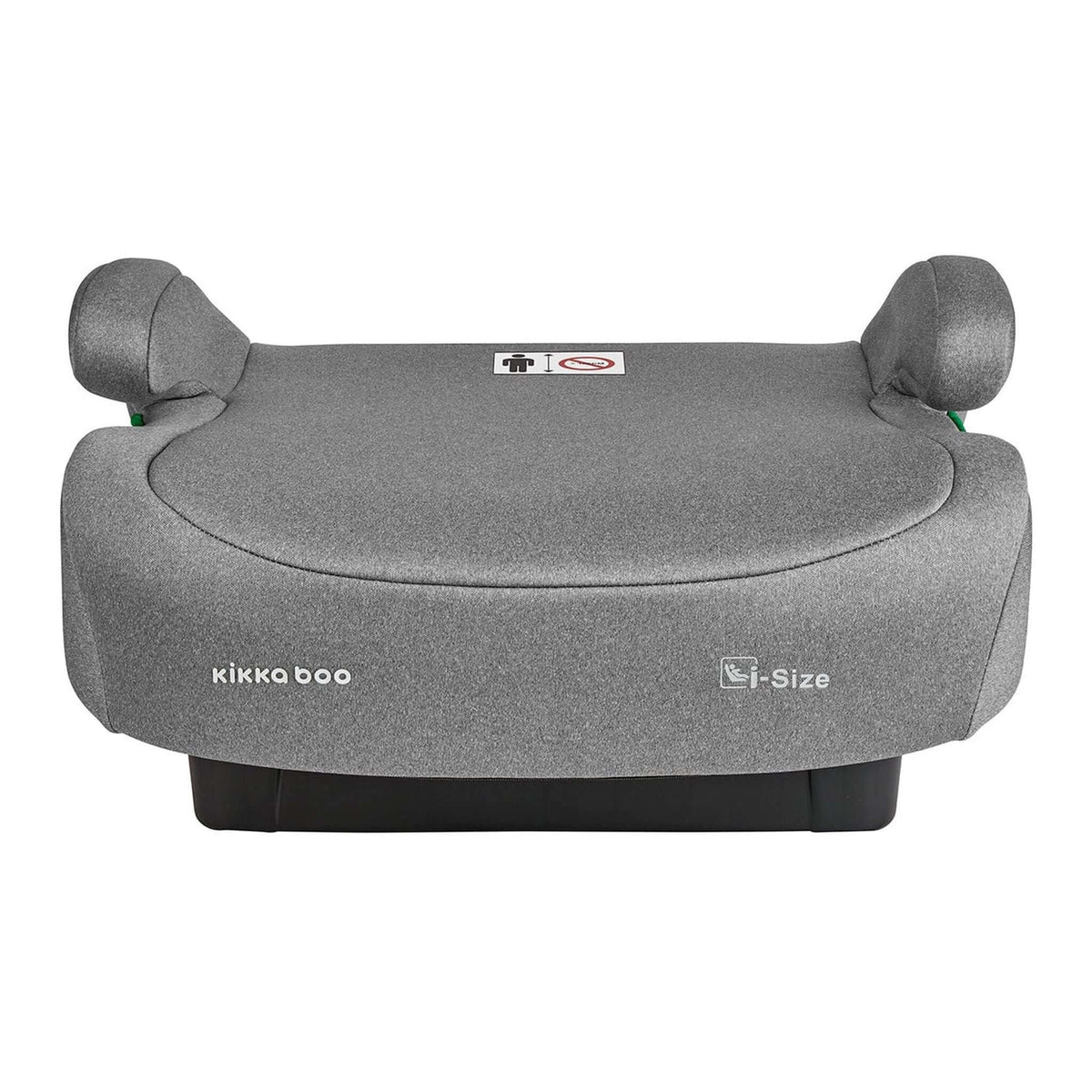 KikkaBoo i-Tip i-Size Car seat Booster ISOFIX 125-150 cm Light Grey – front view