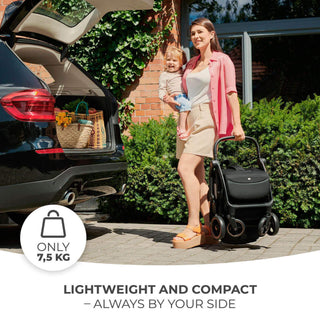 Kinderkraft Apino Compact Baby Stroller Pushchair Raven Black