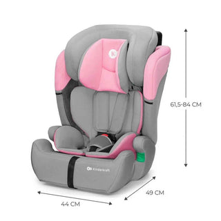 Kinderkraft Comfort Up i-Size Safety Car Seat Booster from 15mths- 12Years - Pink