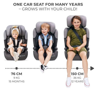 Kinderkraft Comfort Up i-Size Safety Car Seat Booster from 15mths- 12Years - Pink