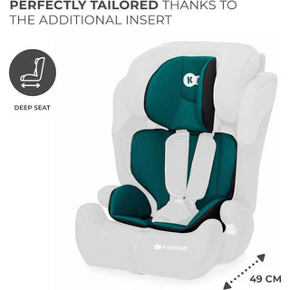 Kinderkraft Comfort Up i-Size Safety Car Seat Booster from 15mths- 12Y Green