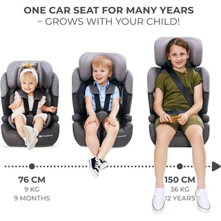 Kinderkraft Comfort Up i-Size Safety Car Seat Booster from 15mths- 12Y Green