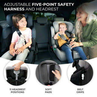 Kinderkraft Comfort Up i-Size Safety Car Seat Booster from 15mths- 12Years - Pink