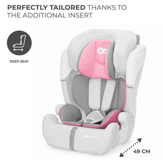 Kinderkraft Comfort Up i-Size Safety Car Seat Booster from 15mths- 12Years - Pink