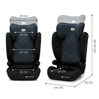 Kinderkraft I-SPARK i-Size Child Adjustable Travel Car Seat 100-150cm - Black