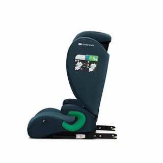 Kinderkraft Junior Fix 2 i-Size Car Booster Child Seat ISOFIX, 3-12Y Harbour Blue