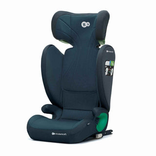 Kinderkraft Junior Fix 2 i-Size Car Booster Child Seat ISOFIX, 3-12Y Harbour Blue