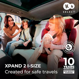 Kinderkraft XPAND2 I-Size 100-150cm Car Seat for Children 3.5 to 12 Years ISOFIX