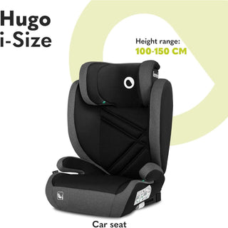Lionelo Hugo i-Size Child Car Seat with ISOFIX-Black Grey
