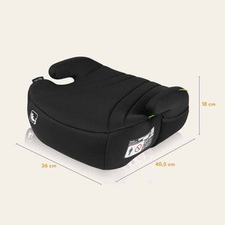 Lionelo Luuk I-Size Booster Car Seat for Kids 22-36kg/125-150cm Black