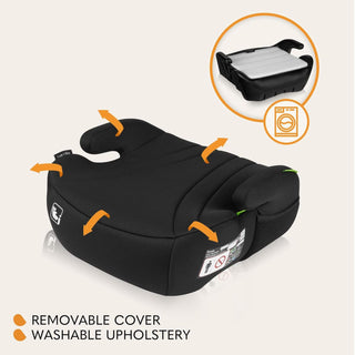 Lionelo Luuk I-Size Booster Car Seat for Kids 22-36kg/125-150cm Black